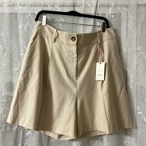 Alex Marie Tan Bermuda Shorts Classic Summer Style Size 14